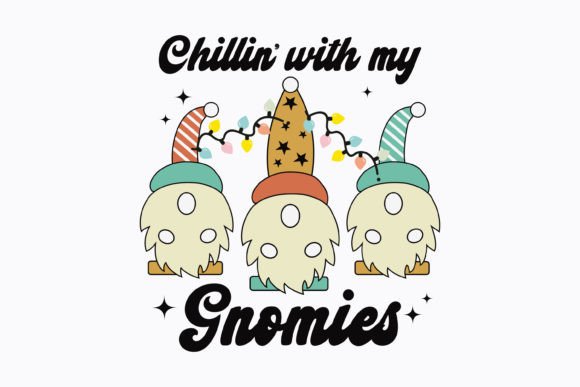 Christmas Chillin with My Retro Svg