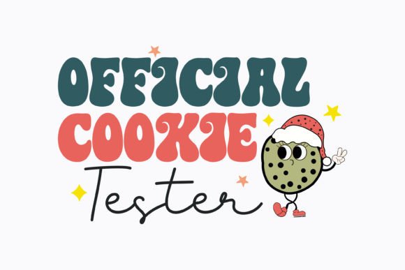 Christmas Official Cookie Retro Svg