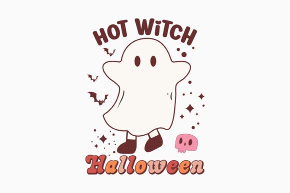 Halloween Hot Witch Retro Svg