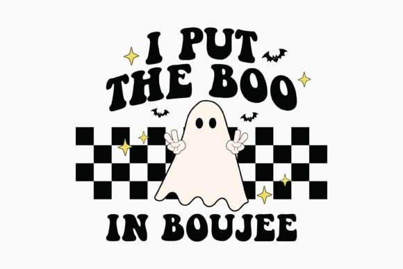 Halloween I Put the Boo in Retro Svg