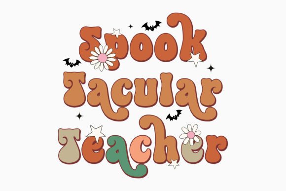 Halloween Spook Tacular Retro Svg