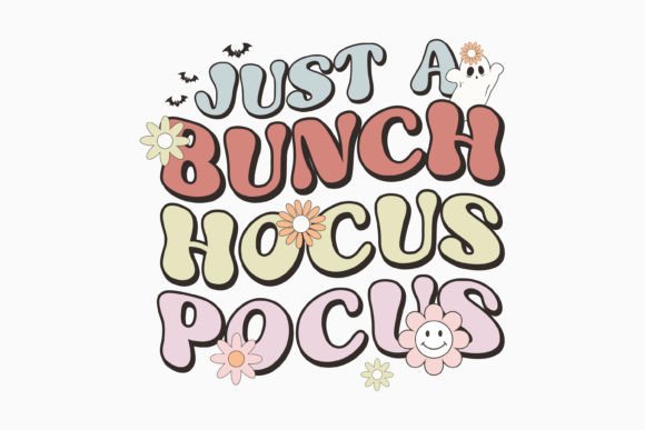 Just a Bunch Hocus Pocus Halloween Retro