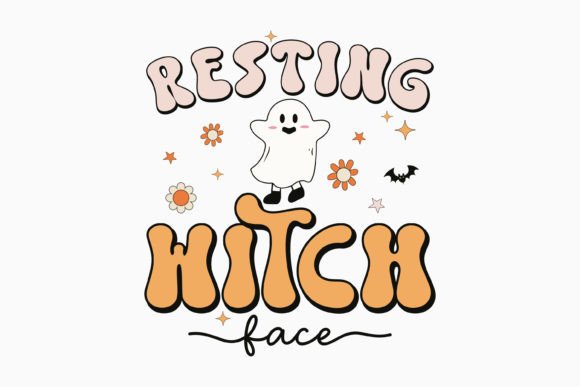 Resting Witch Face Halloween