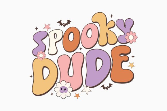 Spooky Dude Halloween Retro